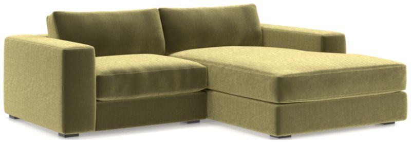 Oceanside Low 2-Piece Right-Arm Chaise Small Sectional Sofa - image 0 of 13