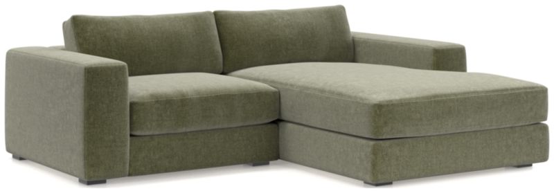 Oceanside Low 2-Piece Right-Arm Chaise Small Sectional Sofa - image 0 of 13