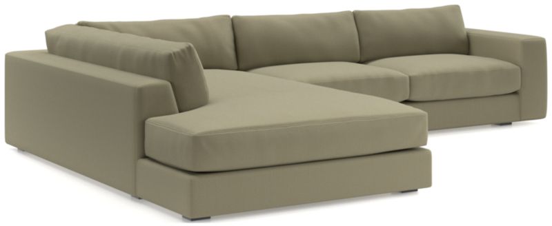 Oceanside Low 2-Piece Left-Arm Bumper Sectional Sofa - image 0 of 11