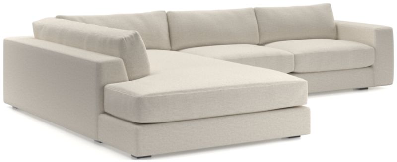 Oceanside Low 2-Piece Left-Arm Bumper Sectional Sofa - image 0 of 12