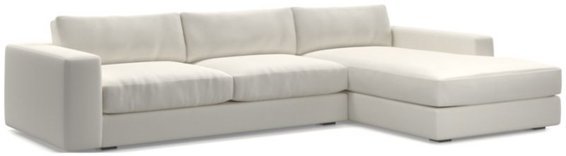 Oceanside Low Deep-Seat 2-Piece Right-Arm Chaise Sectional Sofa - image 0 of 9