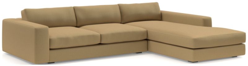 Oceanside Low Deep-Seat 2-Piece Right-Arm Chaise Sectional Sofa - image 0 of 9