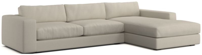 Oceanside Low Deep-Seat 2-Piece Right-Arm Chaise Sectional Sofa - image 0 of 9