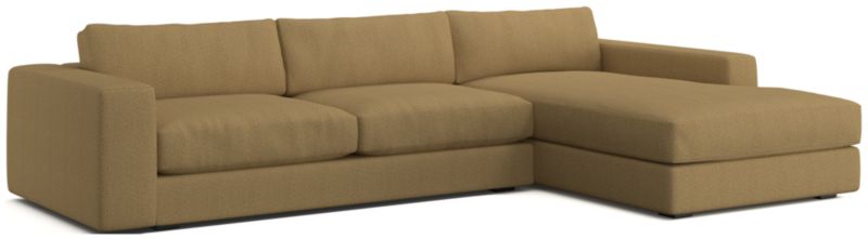 Oceanside Low Deep-Seat 2-Piece Right-Arm Chaise Sectional Sofa - image 0 of 9