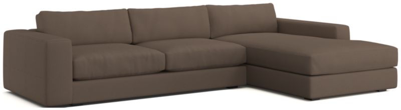 Oceanside Low Deep-Seat 2-Piece Right-Arm Chaise Sectional Sofa - image 0 of 9