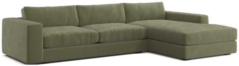 Oceanside Low Deep-Seat 2-Piece Right-Arm Chaise Sectional Sofa - image 0 of 9