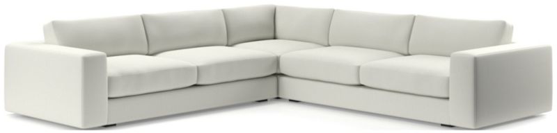 Oceanside Low Deep-Seat 3-Piece Corner Sectional Sofa - image 0 of 9