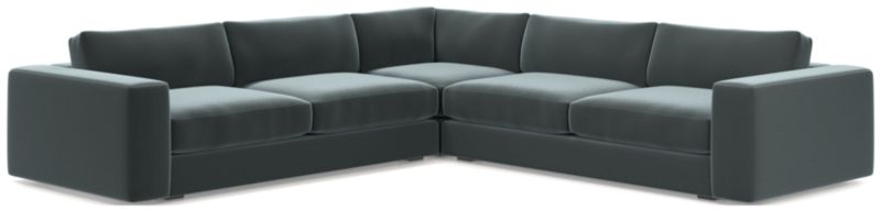 Oceanside Low Deep-Seat 3-Piece Corner Sectional Sofa - image 0 of 9