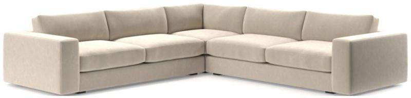 Oceanside Low Deep-Seat 3-Piece Corner Sectional Sofa - image 0 of 9