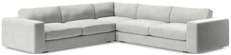 Oceanside Low Deep-Seat 3-Piece Corner Sectional Sofa - image 0 of 9