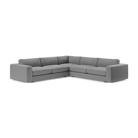 Oceanside Low Deep-Seat 3-Piece Corner Sectional Sofa