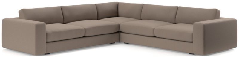 Oceanside Low Deep-Seat 3-Piece Corner Sectional Sofa - image 0 of 10