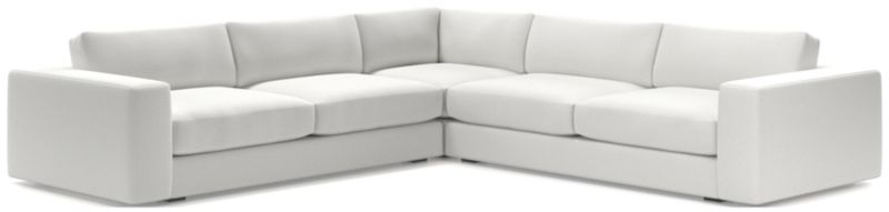 Oceanside Low Deep-Seat 3-Piece Corner Sectional Sofa - image 0 of 9