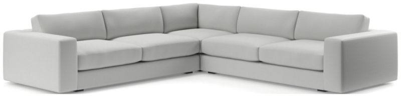 Oceanside Low Deep-Seat 3-Piece Corner Sectional Sofa - image 0 of 9