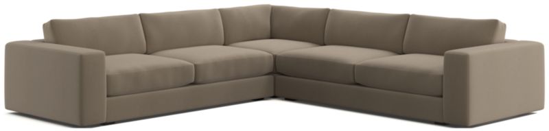 Oceanside Low Deep-Seat 3-Piece Corner Sectional Sofa - image 0 of 9