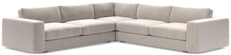 Oceanside Low Deep-Seat 3-Piece Corner Sectional Sofa - image 0 of 10