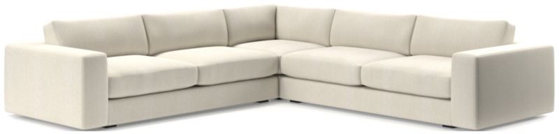 Oceanside Low Deep-Seat 3-Piece Corner Sectional Sofa - image 0 of 9