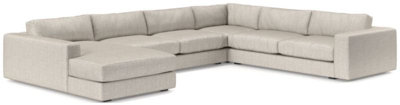 Oceanside Low Deep-Seat 4-Piece L-Shaped Sectional Sofa - image 0 of 9