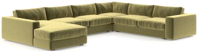 Oceanside Low Deep-Seat 4-Piece L-Shaped Sectional Sofa - image 0 of 9