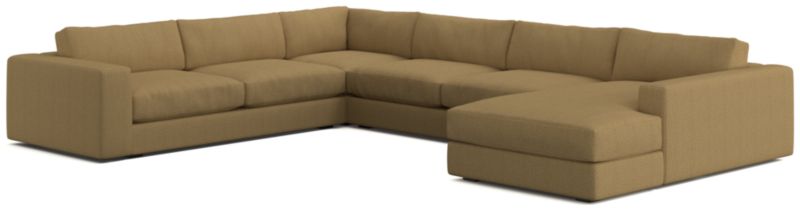 Oceanside Low Deep-Seat 4-Piece L-Shaped Sectional Sofa - image 0 of 10