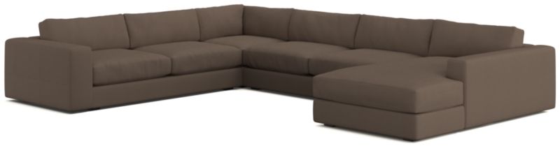 Oceanside Low Deep-Seat 4-Piece L-Shaped Sectional Sofa - image 0 of 10