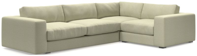 Oceanside Low Deep-Seat 3-Piece L-Shaped Sectional Sofa - image 0 of 10