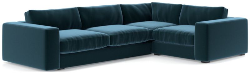 Oceanside Low Deep-Seat 3-Piece L-Shaped Sectional Sofa - image 0 of 10