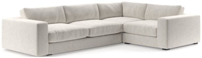 Oceanside Low Deep-Seat 3-Piece L-Shaped Sectional Sofa - image 0 of 10