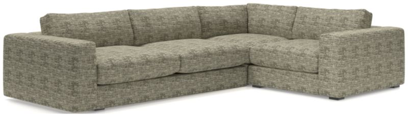 Oceanside Low Deep-Seat 3-Piece L-Shaped Sectional Sofa - image 0 of 11