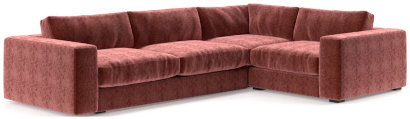 Oceanside Low Deep-Seat 3-Piece L-Shaped Sectional Sofa - image 0 of 10