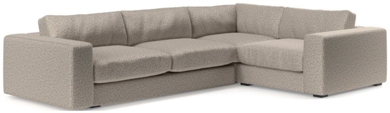 Oceanside Low Deep-Seat 3-Piece L-Shaped Sectional Sofa - image 0 of 10