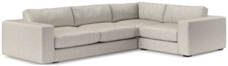 Oceanside Low Deep-Seat 3-Piece L-Shaped Sectional Sofa - image 0 of 11