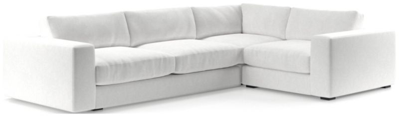 Oceanside Low Deep-Seat 3-Piece L-Shaped Sectional Sofa - image 0 of 10