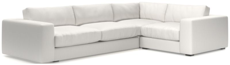 Oceanside Low Deep-Seat 3-Piece L-Shaped Sectional Sofa - image 0 of 10