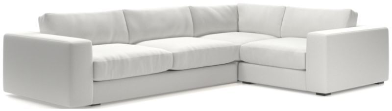 Oceanside Low Deep-Seat 3-Piece L-Shaped Sectional Sofa - image 0 of 10