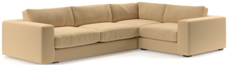 Oceanside Low Deep-Seat 3-Piece L-Shaped Sectional Sofa - image 0 of 10