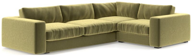 Oceanside Low Deep-Seat 3-Piece L-Shaped Sectional Sofa - image 0 of 11