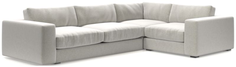 Oceanside Low Deep-Seat 3-Piece L-Shaped Sectional Sofa - image 0 of 11