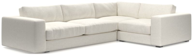 Oceanside Low Deep-Seat 3-Piece L-Shaped Sectional Sofa - image 0 of 10