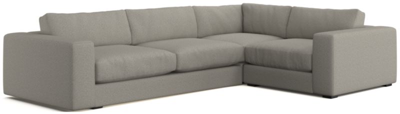 Oceanside Low Deep-Seat 3-Piece L-Shaped Sectional Sofa - image 0 of 10