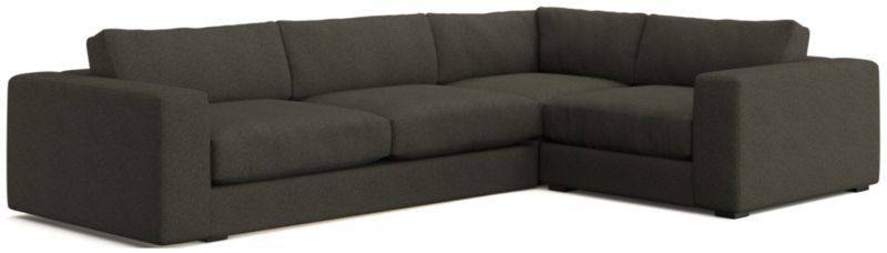 Oceanside Low Deep-Seat 3-Piece L-Shaped Sectional Sofa - image 0 of 11