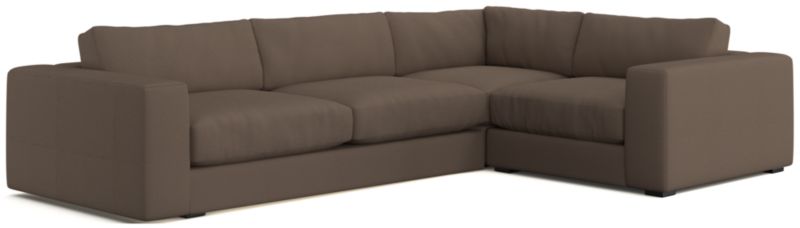 Oceanside Low Deep-Seat 3-Piece L-Shaped Sectional Sofa - image 0 of 10