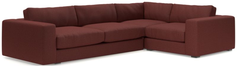 Oceanside Low Deep-Seat 3-Piece L-Shaped Sectional Sofa - image 0 of 10