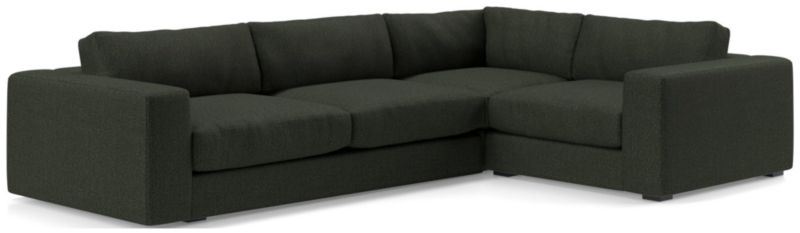 Oceanside Low Deep-Seat 3-Piece L-Shaped Sectional Sofa - image 0 of 11