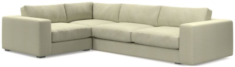 Oceanside Low Deep-Seat 3-Piece L-Shaped Sectional Sofa - image 0 of 10