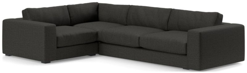 Oceanside Low Deep-Seat 3-Piece L-Shaped Sectional Sofa - image 0 of 10