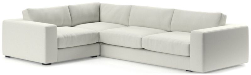 Oceanside Low Deep-Seat 3-Piece L-Shaped Sectional Sofa - image 0 of 10