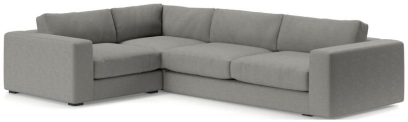 Oceanside Low Deep-Seat 3-Piece L-Shaped Sectional Sofa - image 0 of 10