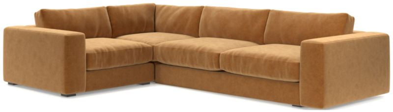 Oceanside Low Deep-Seat 3-Piece L-Shaped Sectional Sofa - image 0 of 11