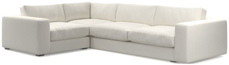 Oceanside Low Deep-Seat 3-Piece L-Shaped Sectional Sofa - image 0 of 10